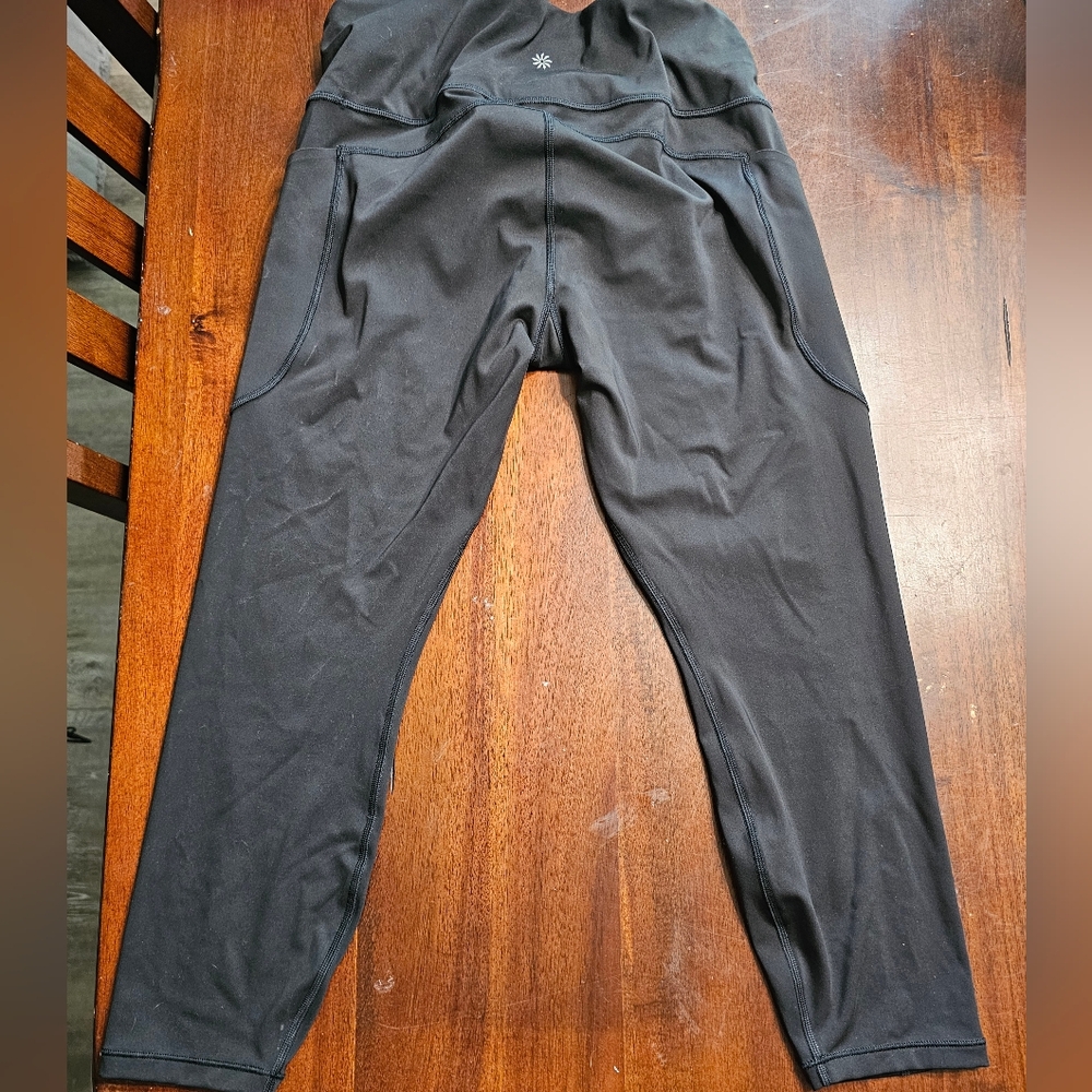 Athleta Black Leggings Sz L